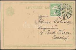 1914 Díjkiegészített Levelezőlap Brassóból Walesbe Küldve - Autres & Non Classés