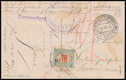 1915 Hadihajót ábrázoló Képeslap ,,K.u.k. MARINEFELDPOSTAMT POLA' Bélyegzéssel, Cenzúra Bélyegzéssel - Other & Unclassified