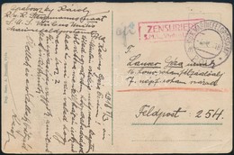 1917 Képeslap / Postcard 'ZENSURIERT S.M.S. Viribus Unitis' - Autres & Non Classés
