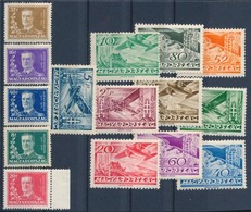 * 1930-1936 Kormányzói 10 éves évforduló + Repülő (III.) 1-1 Sor (10.000) - Other & Unclassified