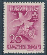 ** 1939 Pax-Ting 20f 'I' Alatt Pont - Other & Unclassified