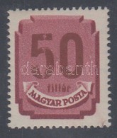 ** 1950 Forint- Fillér Portó 50f Az 5-ös Számjegyen Csíkban Végigfutó Festékhiány - Sonstige & Ohne Zuordnung