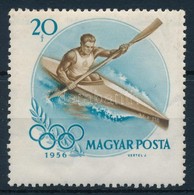 ** 1956 Olimpia 20f Látványos Elfogazással - Altri & Non Classificati