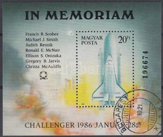 O 1986 In Memoriam Challenger Blokk Poloskával - Altri & Non Classificati