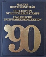 ** 1990 Magyar Bélyegkincstár, Benne Hologramos Blokk Piros Sorszámmal (60.000) - Otros & Sin Clasificación