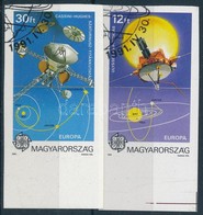 O 1991 Európa Az űrben ívszéli Vágott Sor (7.000) - Sonstige & Ohne Zuordnung