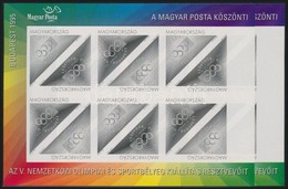** 1995 Olympiafila 2 Db Feketenyomat Kisív, Sorszámmal és Anélkül (12.000) - Altri & Non Classificati