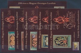 ** 2006/77-82 250 éves A Magyar Országos Levéltár Légrády Sándor Emlékív Sorozat Azonos Sorszámmal - Autres & Non Classés