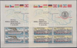 ** 1982 125 éves A Duna Bizottság Blokk Sor Mi 51-52 - Other & Unclassified