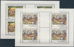 ** 1984 Festmény 2 Klf Kisív Mi 2789-2790 - Other & Unclassified