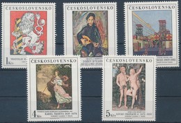 ** 1986 Festmény Sor Mi 2889-2893 - Other & Unclassified