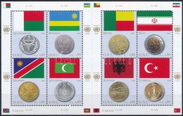 ** 2008 Zászlók és érmék Kisív Mi 592-599 - Andere & Zonder Classificatie