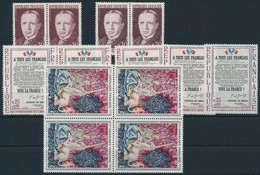 ** 1964 1 Négyestömb + 3 Pár + 3 Bélyeg (3 érték),
1 Block Of 4 + 3 Pairs + 3 Stamps (3 Values) - Andere & Zonder Classificatie