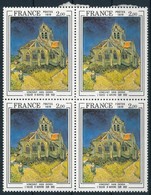 ** 1979 Van-Gogh épület Négyestömb,
Van-Gogh Building Block Of 4
Mi 2176 - Sonstige & Ohne Zuordnung