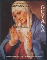 ** 1988 Karácsony; Tiziano Festmény Blokk Mi 26 - Sonstige & Ohne Zuordnung