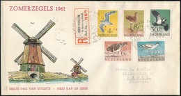 1961 Madarak Sor FDC-n 760-764 - Altri & Non Classificati