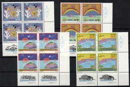 ** 1989 Turizmus Mi 1116-1119 Tabos Négyes Tömbökben - Other & Unclassified