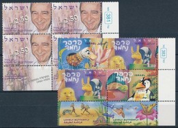 ** 1999 2 Klf Négyestömb 2-2 Tabos Bélyeggel Mi 1516, 1521-1523 - Andere & Zonder Classificatie