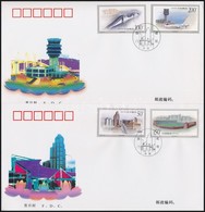 1998 Építészet Makaóban Sor Mi 2972-2975 2 Db FDC-n - Altri & Non Classificati