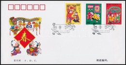 2000 Tavaszünnep Sor Mi 3111-3112 + Blokk Mi 92 2 Db FDC-n - Other & Unclassified