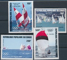 ** 1984 Olimpiai érmesek, Vitorlások Sor Mi 980-983 - Autres & Non Classés