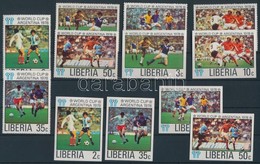 ** 1978 Sport; Labdarúgás Sor Mi 1061-1066 A+B + Blokk Mi 90 B - Autres & Non Classés