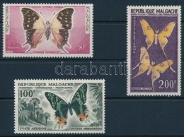 ** 1960 Lepkék A Forgalmi Sorból Mi 457-459 - Other & Unclassified