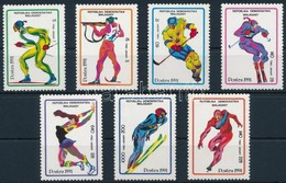 ** 1991 Téli Olimpia, Albertville Sor,
Winter Olympics, Albertville Set
Mi 1338-1344 - Andere & Zonder Classificatie