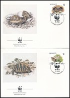 1991 WWF: Görög Teknős Sor 4 Db FDC-n Mi 2046-2049 - Other & Unclassified