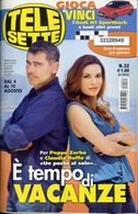 Telesette - 32-2013 - Pepe Zarbo - Claudia Ruffo - Televisione