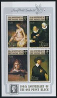 ** 1990 150 éves A Bélyeg: Rembrandt Festmények Blokk Mi 116 - Autres & Non Classés