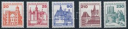 ** 1978 Forgalmi: Várak és Paloták (II). Sor,
Definitive: Castles And Palaces (II). Set
Mi 995-999 - Other & Unclassified