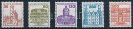 ** 1982 Forgalmi: Várak és Kastélyok (V). Sor,
Definitive: Castles And Palaces (V). Set
Mi 1139 A I - 1143 A I - Sonstige & Ohne Zuordnung