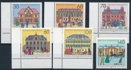 ** 1991 Posta épületek Sor,
Postal Bulidings Set
Mi 1563-1568 - Autres & Non Classés