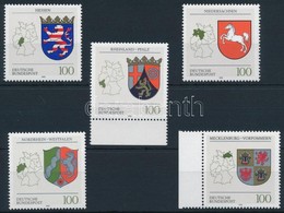 ** 1993 Címerek Sor,
Coat Of Arms Set
Mi 1660-1664 - Sonstige & Ohne Zuordnung