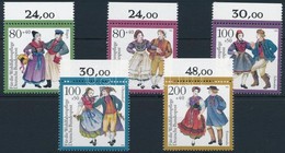 ** 1993 Népviselet Sor,
Costumes Set
Mi 1696-1700 - Otros & Sin Clasificación