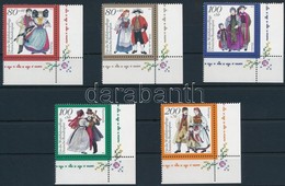 ** 1994 Népviselet Sor,
Costumes Set
Mi 1757-1761 - Autres & Non Classés