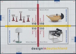 ** 1998 Német Dizájn Blokk,
German Design Block
Mi 45 - Sonstige & Ohne Zuordnung