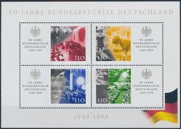 ** 1999 50 éves A Német Szövetségi Köztársaság Blokk,
50th Anniversary Of Federal Republic Of Germany Block
Mi 49 - Altri & Non Classificati
