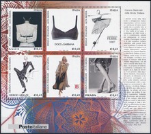 ** 2002 Olasz Design (III) Női Divat Blokk Mi 30 - Sonstige & Ohne Zuordnung