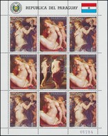 ** 1987 Rubens Festmény Sor + Záróértékek Kisívben Mi 4164-4168 - Sonstige & Ohne Zuordnung