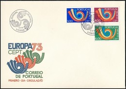 1973 Europa CEPT Sor Mi 1199-1201 FDC-n - Other & Unclassified