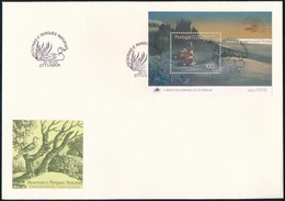 1985 Nemzetközi Bélyegkiállítás ITALIA Blokk FDC-n Mi 48 - Other & Unclassified