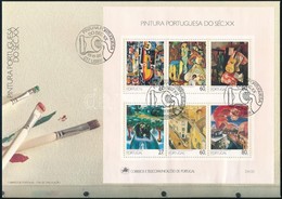 1988 Festmények Blokksor 2 Db FDC-n Mi 61-62 - Other & Unclassified