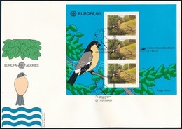 1986 Europa CEPT Természet- és Környezetvédelem Blokk FDC-n Mi 7 - Andere & Zonder Classificatie