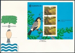 1986 Europa CEPT Természet- és Környezetvédelem Blokk FDC-n Mi 7 - Autres & Non Classés