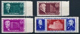 ** 1957 Nemzetközi Orvosi Konferencia, Bukarest Sor Mi 1635-1638 - Autres & Non Classés