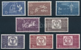 ** 1958 100 éves A Román Bélyeg Sor Mi 1750-1757 A - Other & Unclassified