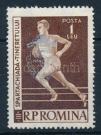 ** 1959 Balkáni Sportjátékok Bélyeg Ezüst Felülnyomással Mi 1793 - Altri & Non Classificati