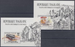 ** 1984 Afrika Történelmi Vasútjai Blokksor Mi 256-257 - Altri & Non Classificati